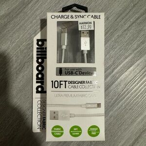 NWT/NIB 10 foot USBC charging cable